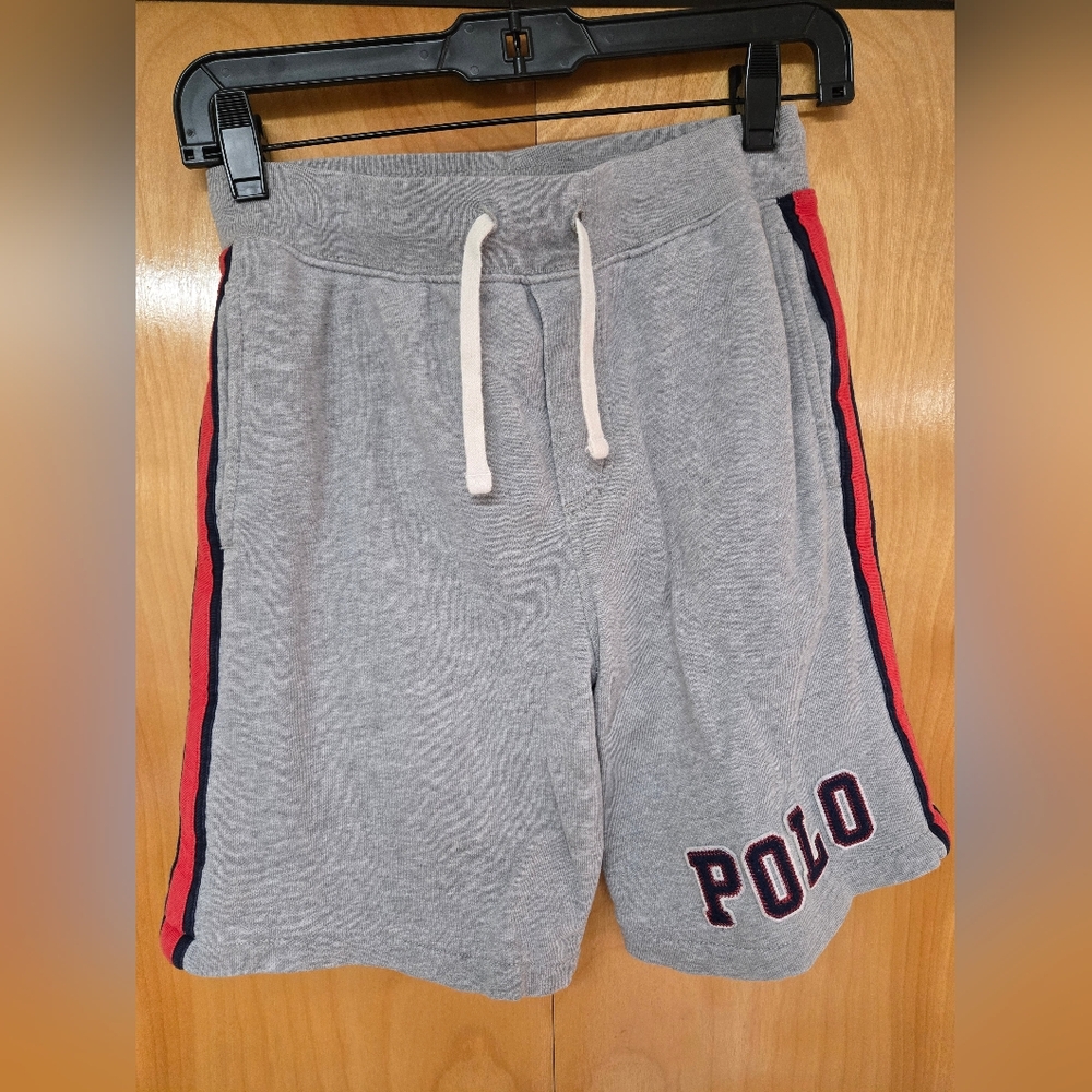 Boys Polo Ralph Lauren Medium 10-12 gray french terry